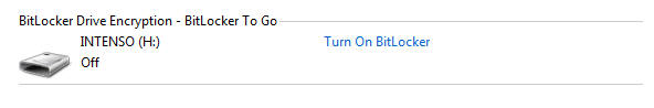 Bitlocker to go