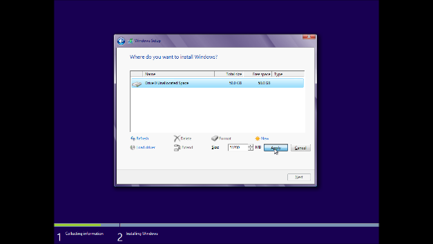 windows 8 install