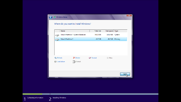 windows 8 install